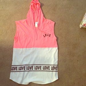 Sleeveless Hoodie.